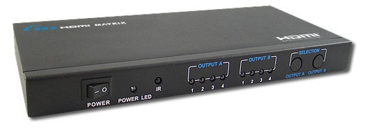 HDMI 4x2 3D splitter/Switcher รองรับ HDCP