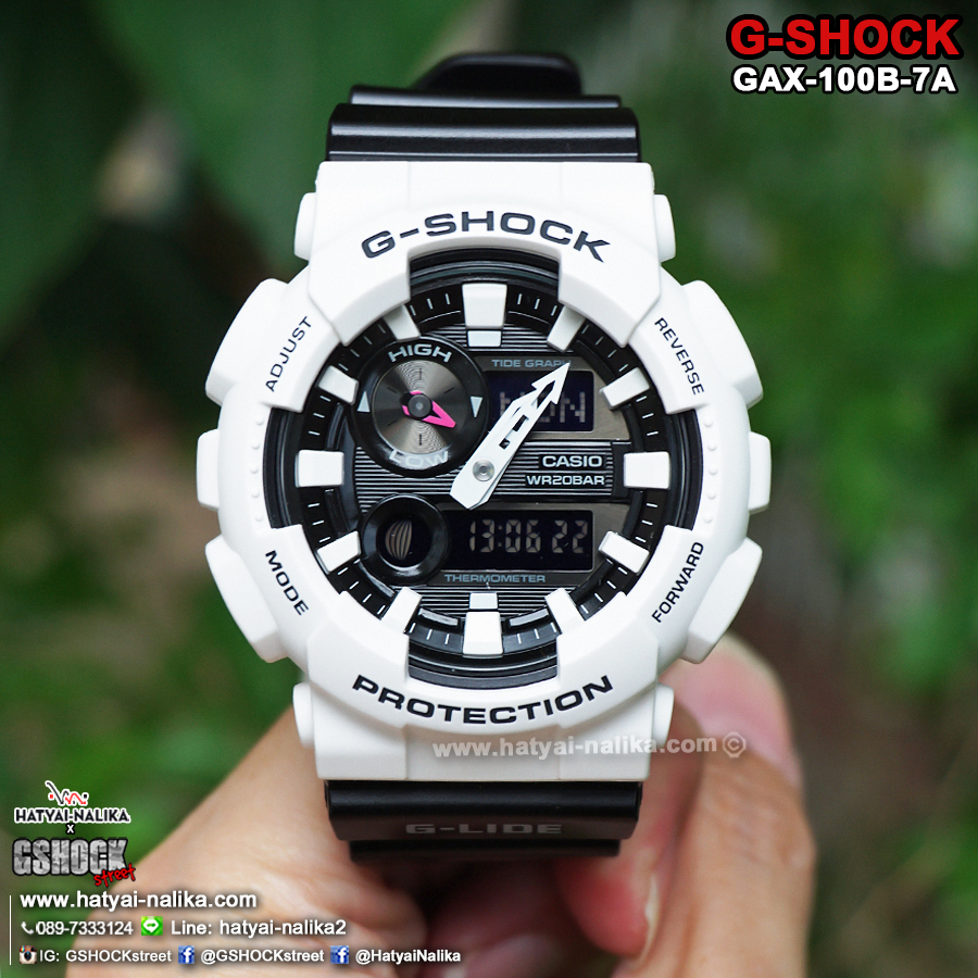 นาฬิกา Casio G-Shock G-LIDE รุ่น GAX-100B-7A "PANDA III" ของแท้ รับประกัน1ปี