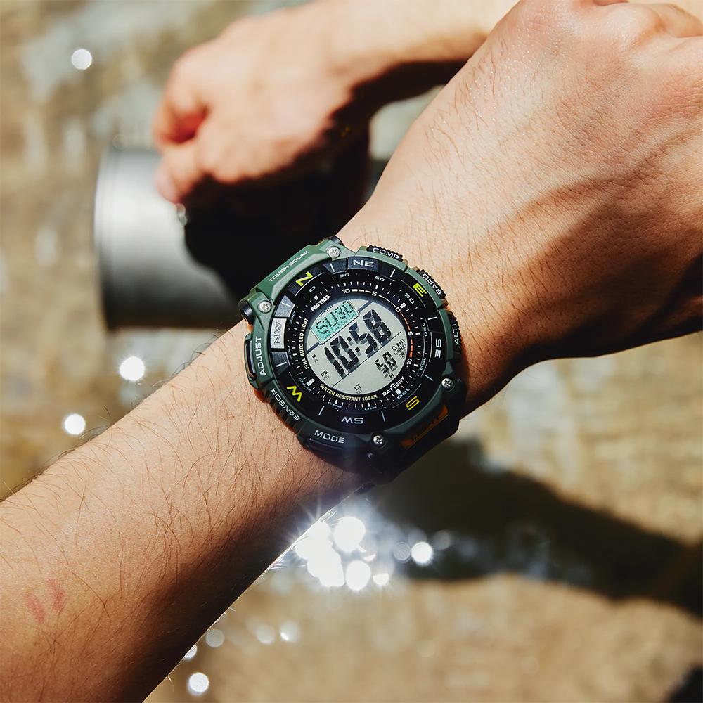 นาฬิกา คาสิโอ Casio PRO TREK PRG-340 Series รุ่น PRG-340-3 ของแท้ รับประกัน1ปี