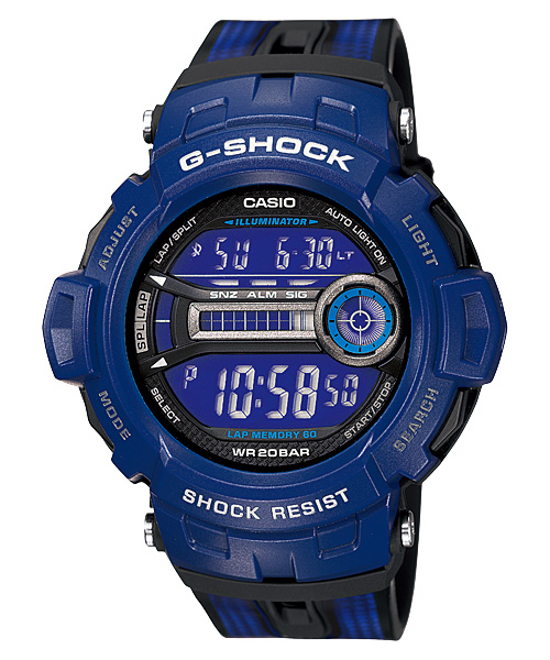 นาฬิกา คาสิโอ Casio G-Shock Standard digital รุ่น GD-200-2DR สายFiberGlass (หายากมาก)