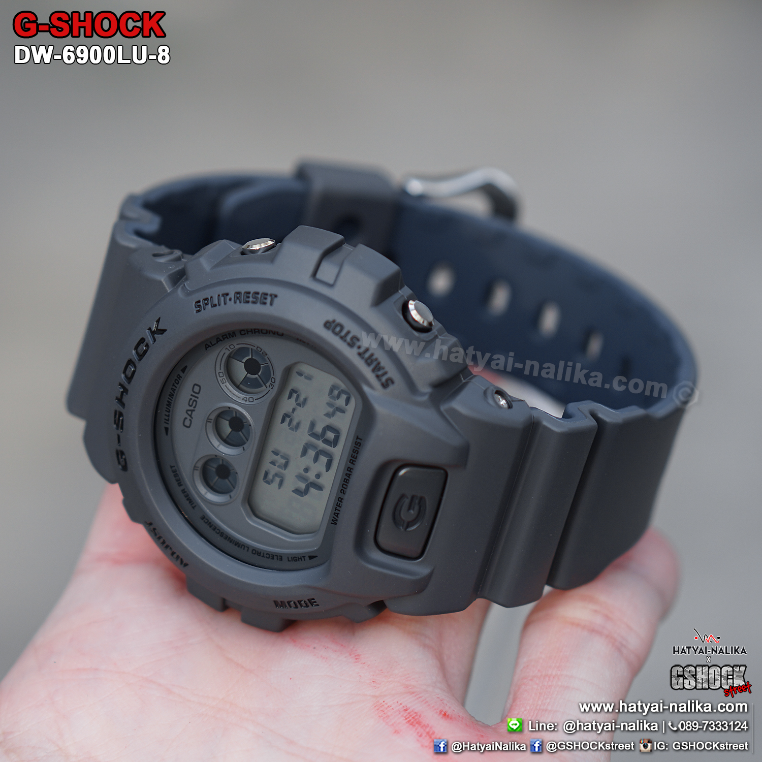 นาฬิกา Casio G-Shock DW-6900LU Layered Color Utility series รุ่น DW-6900LU-8 ของแท้ รับประกัน1ปี