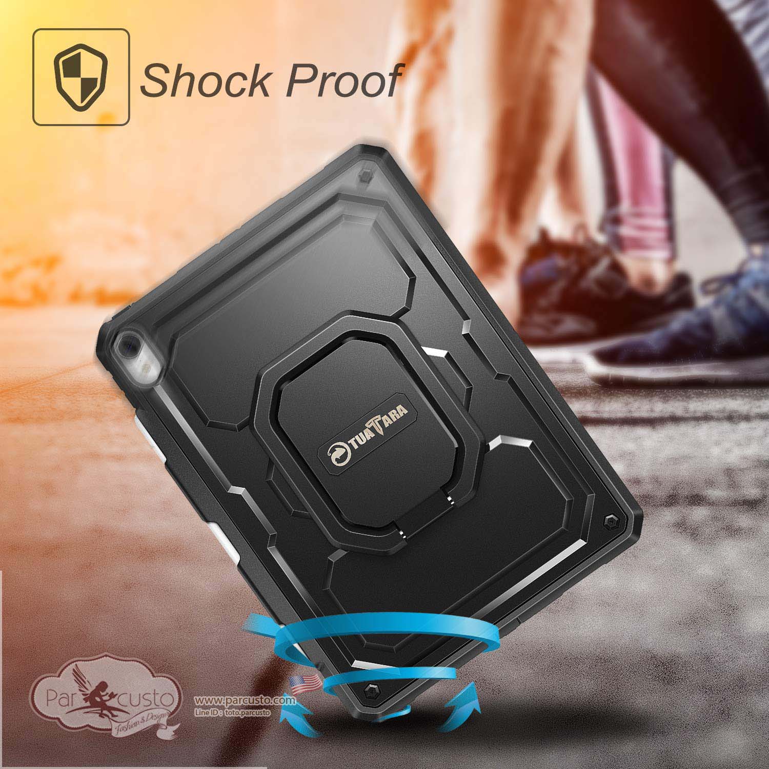 เคสกันกระแทก Apple iPad Pro 11 inch (2018) [Tuatara Magic Ring] จาก Fintie [หมด]