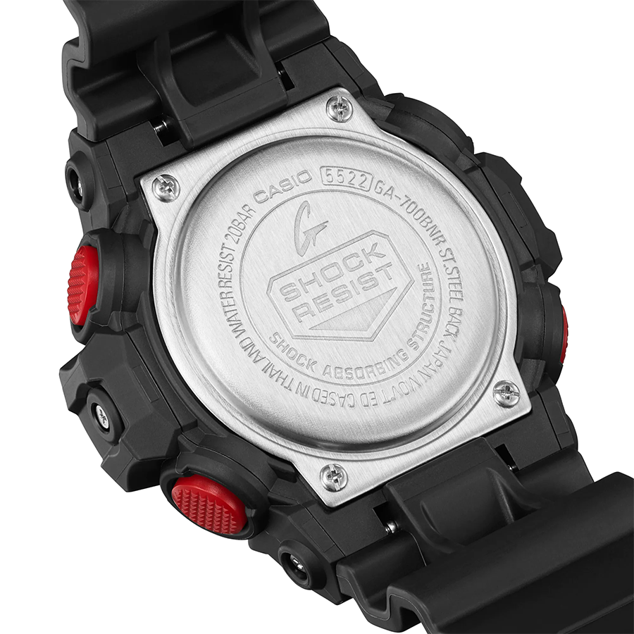 นาฬิกา Casio G-Shock Special Color Burning Red series รุ่น GA-700BNR-1A ของแท้ รับประกัน1ปี