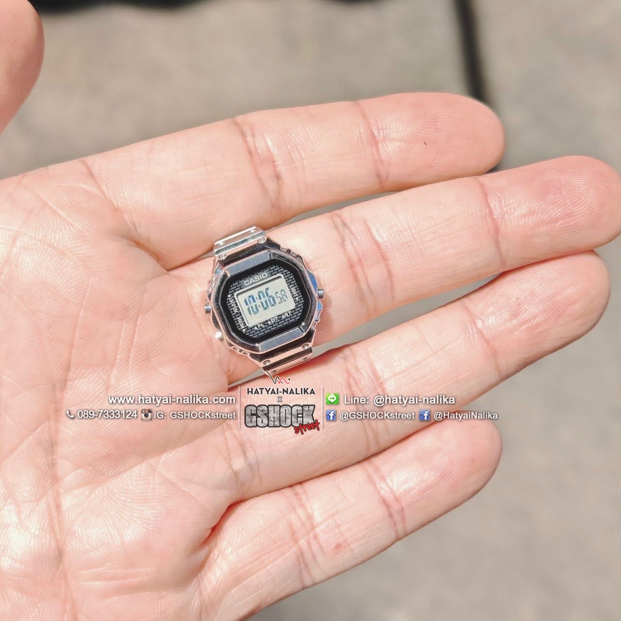 นาฬิกา CASIO นาฬิกาแหวน Limited ครบรอบ 50 ปีของ CASIO รุ่น CRW-001-1 ของแท้ รับประกัน1ปี