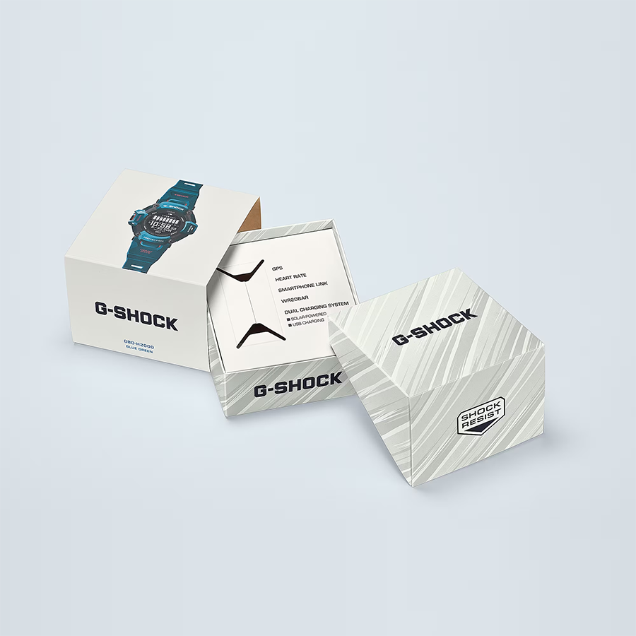 นาฬิกา Casio G-Shock G-SQUAD Heart rate monitor & GPS GBD-H2000 series รุ่น GBD-H2000-2 ของแท้ รับประกัน1ปี