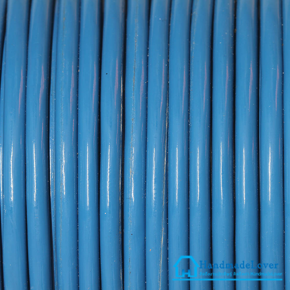 เชือกพีวีซี PVC สีฟ้า ขนาด 5 mm.
