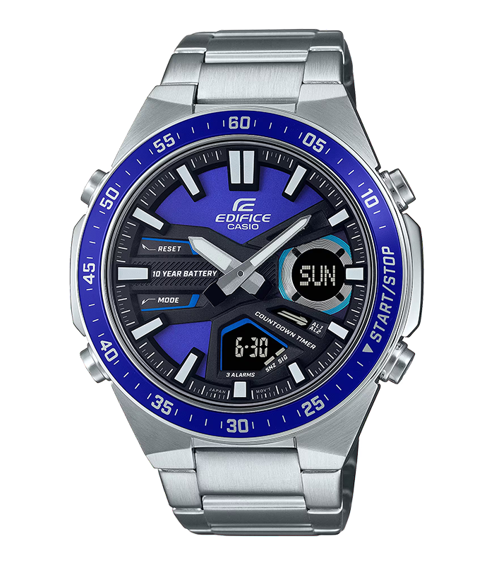 นาฬิกา Casio EDIFICE CHRONOGRAPH แบตเตอรี่ 10 ปี รุ่น EFV-C110D-2AV ของแท้ รับประกัน1ปี