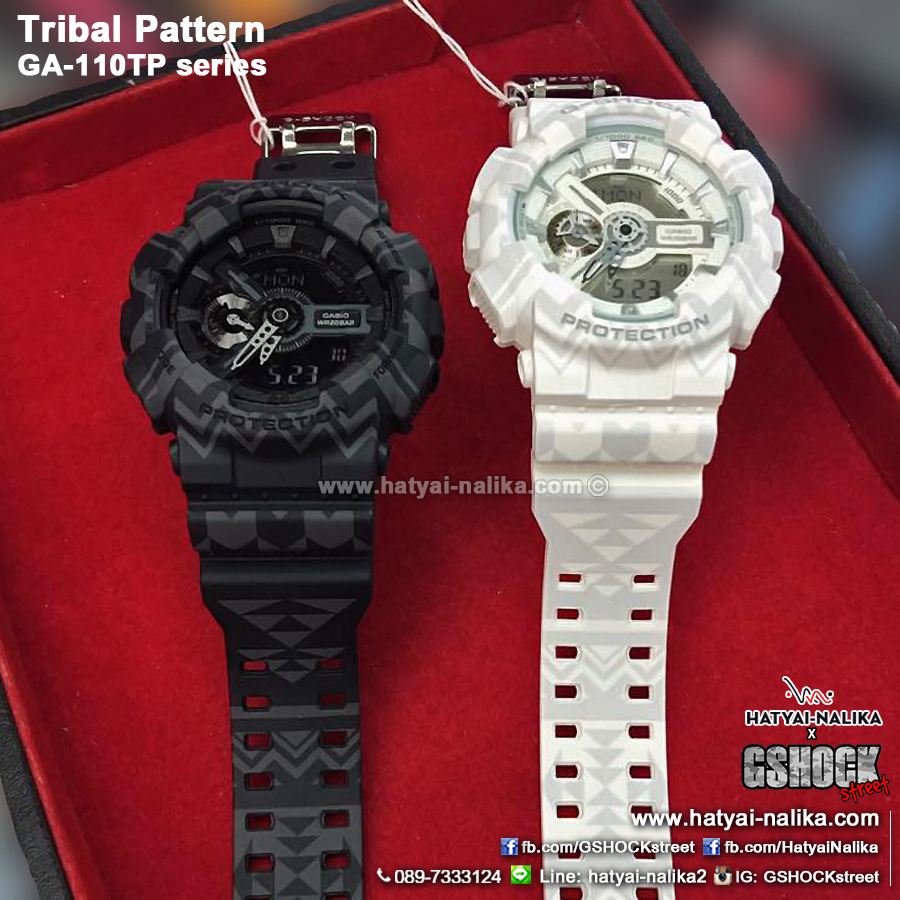 นาฬิกา คาสิโอ Casio G-Shock Limited Tribal Pattern series รุ่น GA-110TP-7A ของแท้ รับประกัน 1 ปี