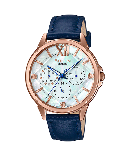 นาฬิกา คาสิโอ Casio SHEEN BROWN COLOR SERIES รุ่น SHE-3056PGL-7B ของแท้ รับประกัน1ปี