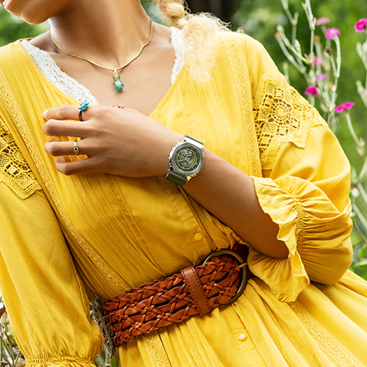 นาฬิกา Casio G-Shock Women ไซส์มินิ Metal Covered รุ่น GM-S2100-3A ของแท้ รับประกัน1ปี