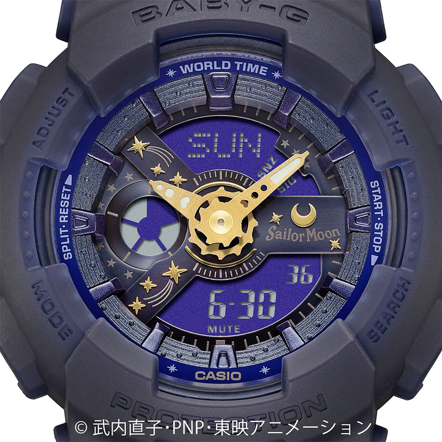นาฬิกา Casio BABY-G x Sailor Moon Limited รุ่น BA-110XSM-2AJR ของแท้ รับประกัน1ปี
