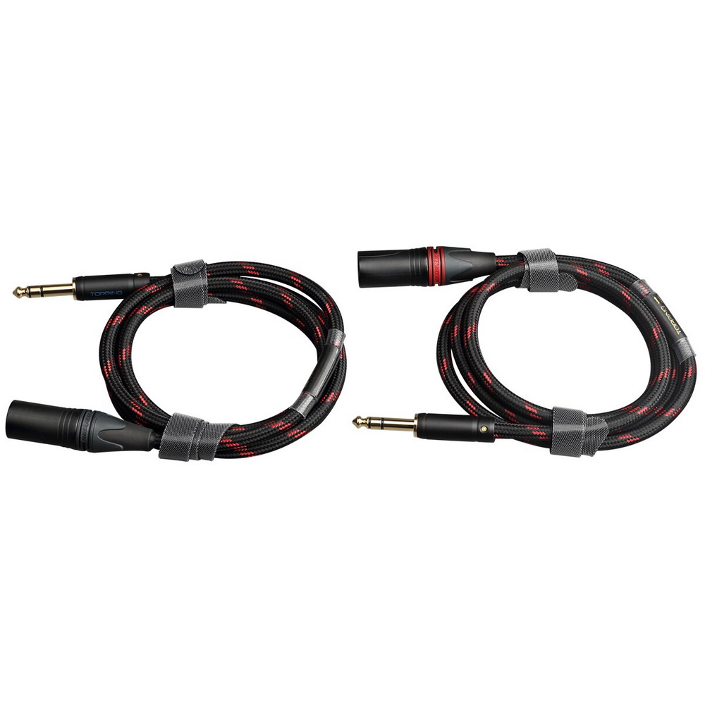 ขาย TOPPING TCT2 สาย 6.35 Balanced Male เป็น XLR 3 Pin Male
