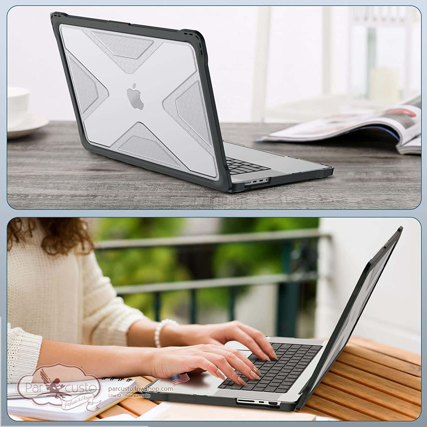 เคสกันกระแทก MacBook Pro 14 Inch A2442 (2021 2022) [Heavy Duty] จาก Fintie [Pre-order USA]