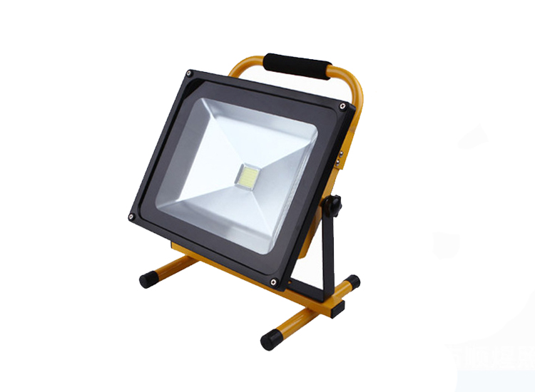 SPOT light แบบชาร์จ 50W สี เหลือง