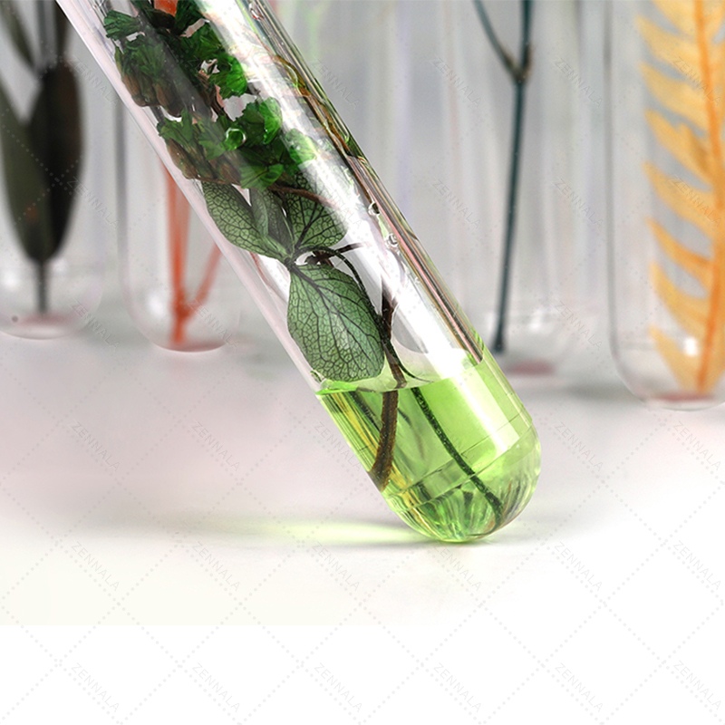 หลอดเทสพลาสติกแข็ง หลอดทดลอง พร้อมฝาปิด คละสี (Plastic Round Bottom Test Tube / Centrifuge)