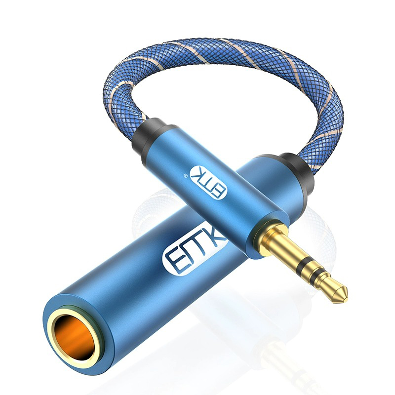 ERTK Adapter3.5Maleto6.5Female สายแปลงสัญญาณ 3.5 มม. ถึง 6.35 มม. ให้คุณภาพเสียงที่เหนือกว่า ประกันศูนย์ไทย