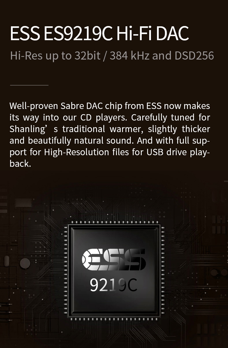 [PreOrder เท่านั้น] Shanling EC3 เครื่องเล่น CD ตั้งโต๊ะ ระดับเรือธง ประกันศูนย์ไทย