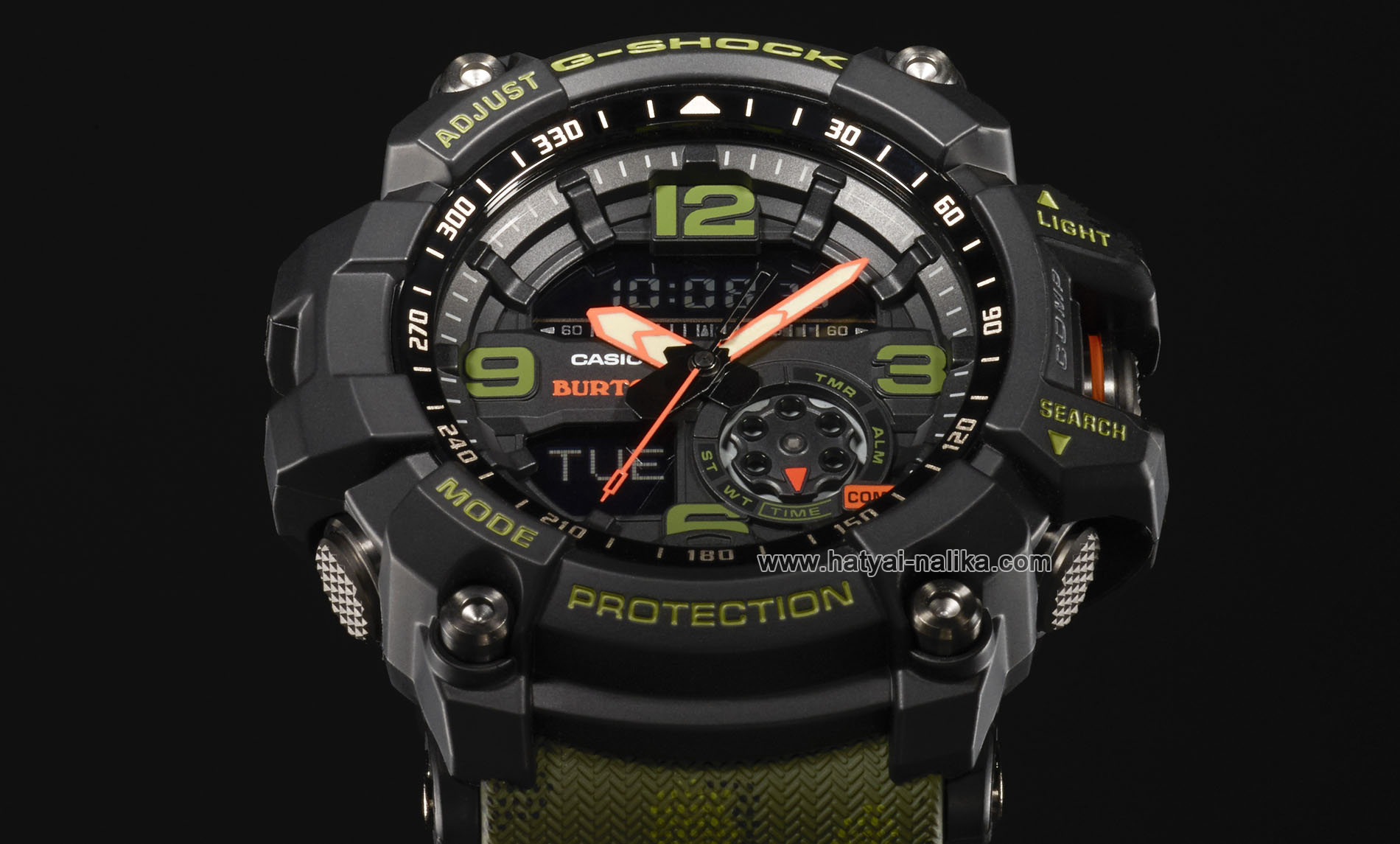 นาฬิกา Casio G-SHOCK x BURTON Mudmaster GG-1000BTN รุ่น GG-1000BTN-1A ของแท้ รับประกัน1ปี