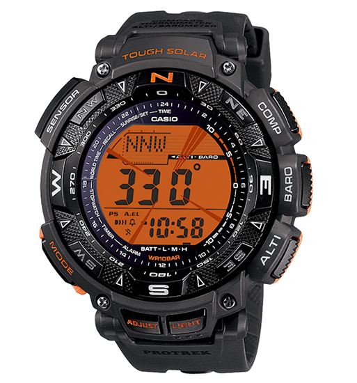 นาฬิกา คาสิโอ Casio PRO TREK DUAL-LAYER LCD (Rare item) รุ่น PRG-240-8ER (EUROPE) หายากมาก