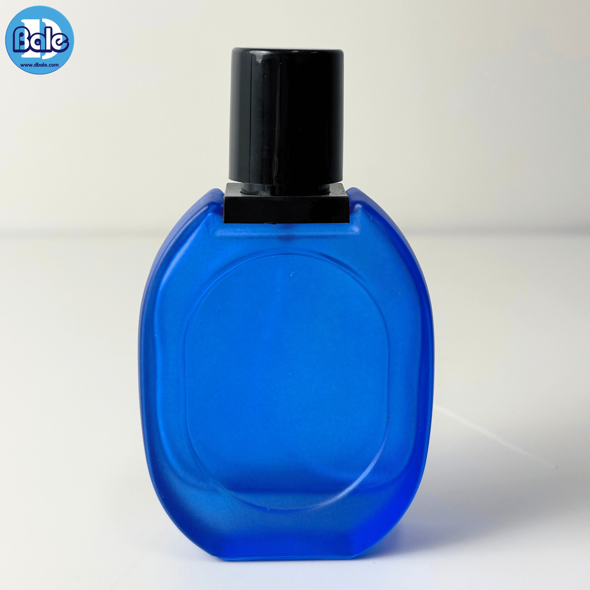 jpf041 30ml. ขวดแก้วสเปรย์ทรงแบน สีแดง, ส้ม, น้ำเงิน