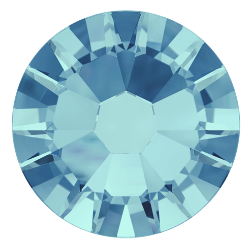 เพชรสวารอฟสกี้แท้ ซองเล็ก สีฟ้า Aquamarine รหัส 202 คลิกเลือกขนาด ดูราคา ด้านใน