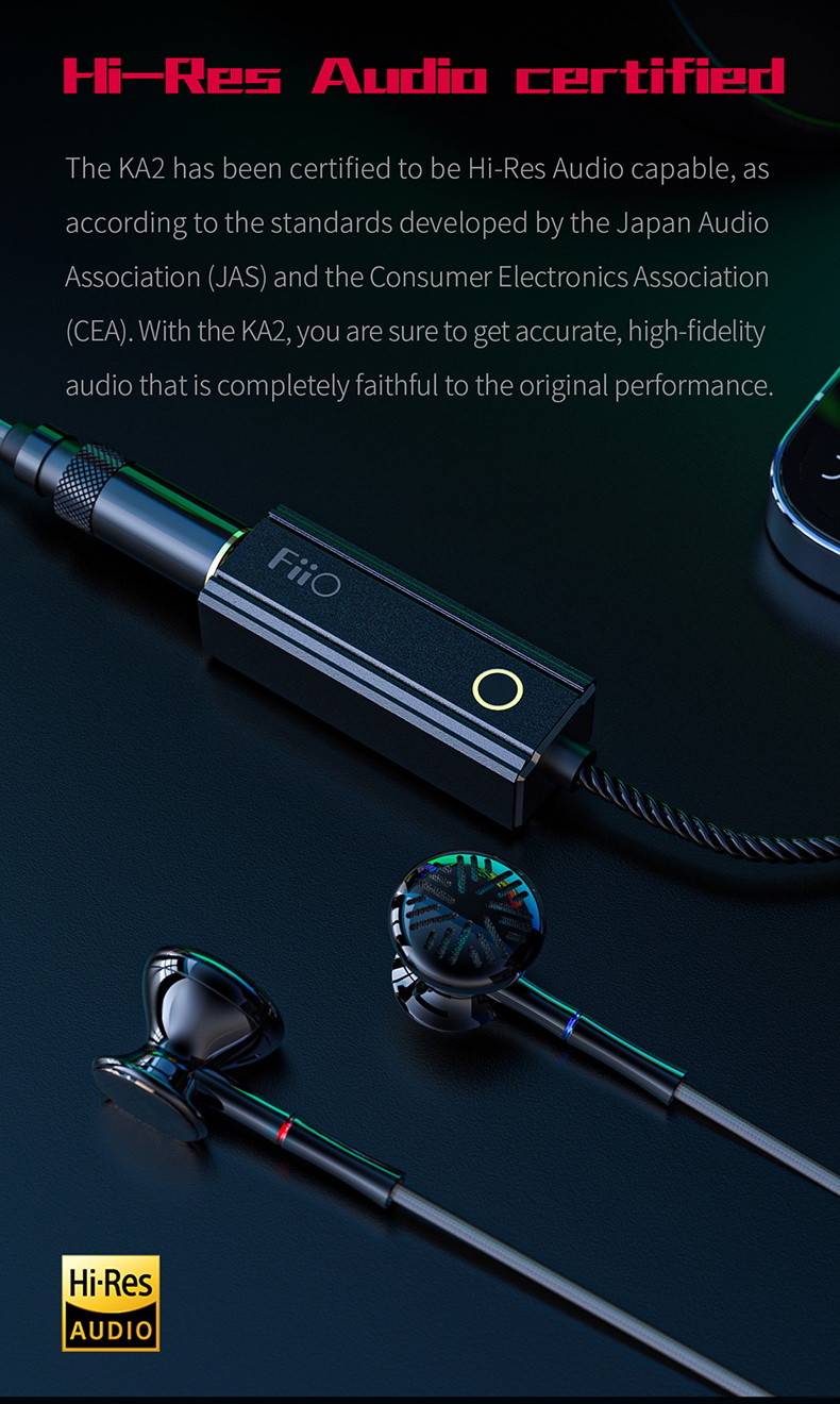 ขาย FiiO KA2 DAC/Amp หางหนูระดับเรือธง รองรับ Hi-Res ประกันศูนย์ไทย