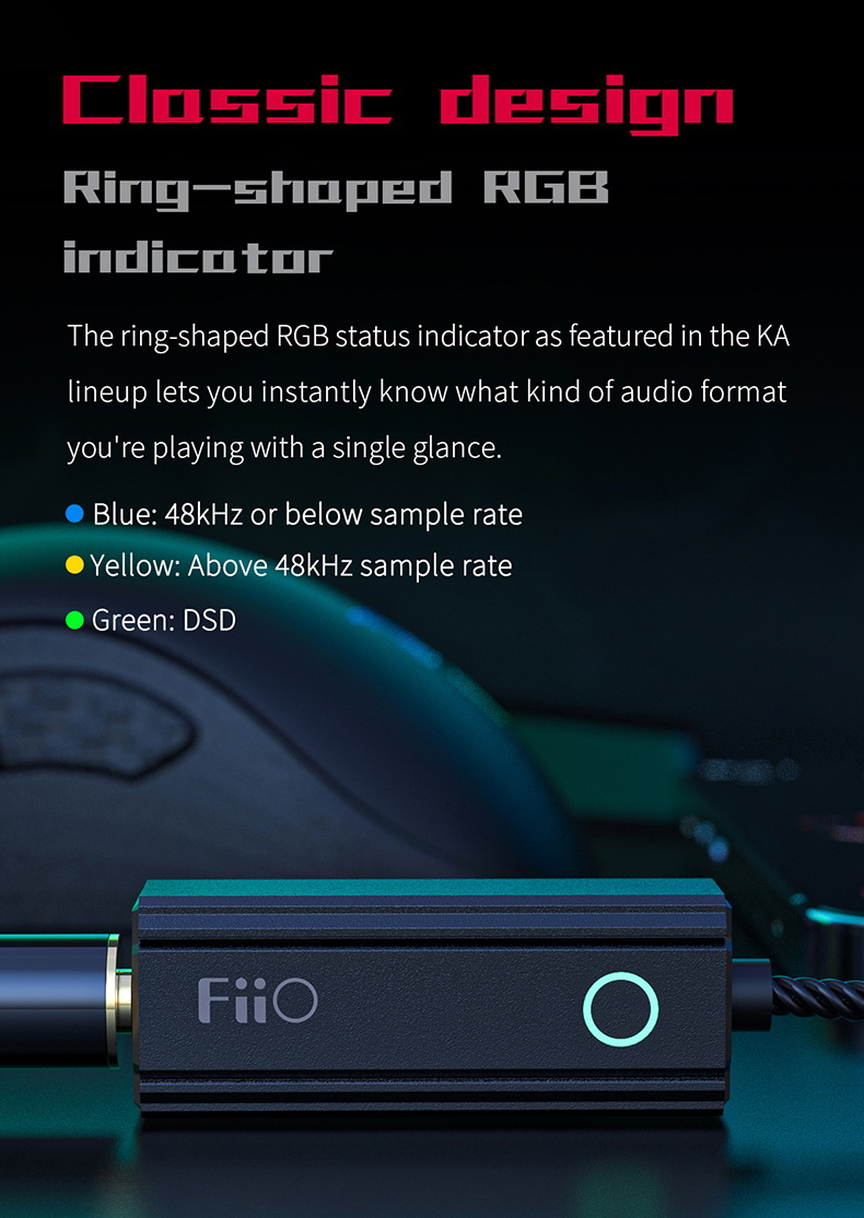 ขาย FiiO KA2 DAC/Amp หางหนูระดับเรือธง รองรับ Hi-Res ประกันศูนย์ไทย