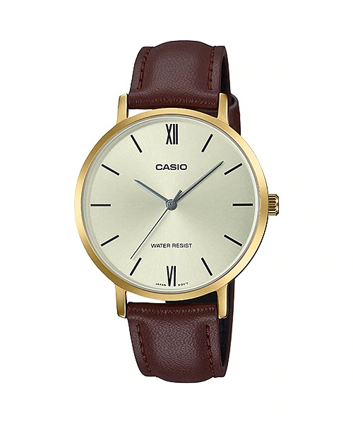นาฬิกา Casio STANDARD Analog-Ladies' รุ่น LTP-VT01GL-9B ของแท้ รับประกัน 1 ปี