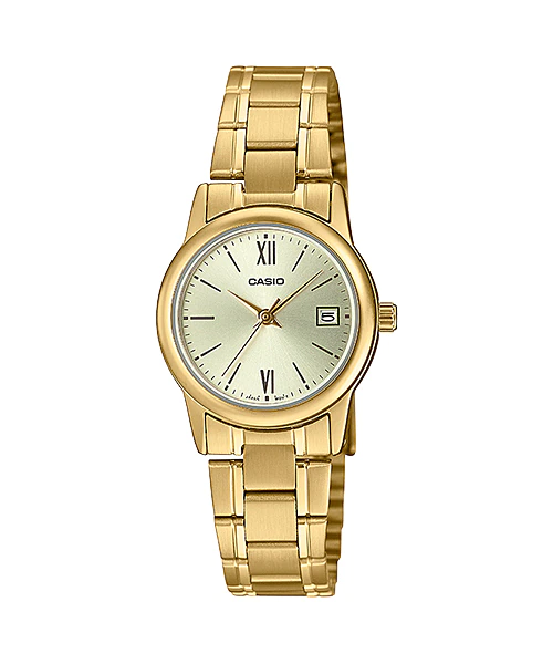 นาฬิกา Casio STANDARD Analog-Ladies' รุ่น LTP-V002G-9B3 ของแท้ รับประกัน 1 ปี