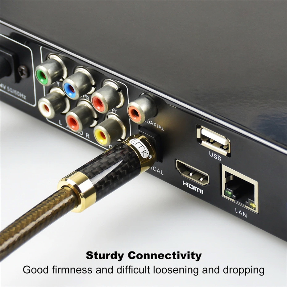 ขาย ERTK Premium Black Optical สาย Optical สำหรับเครื่องเสียง