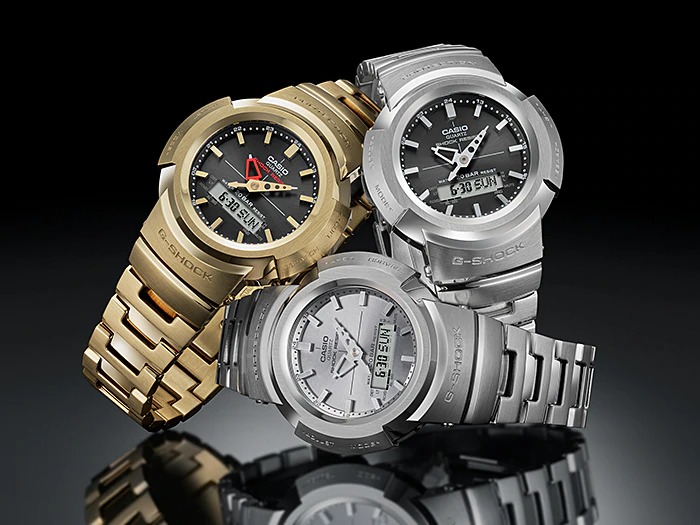 นาฬิกา Casio G-Shock Full Metal AWM-500 series รุ่น AWM-500GD-9A ของแท้ รับประกัน1ปี