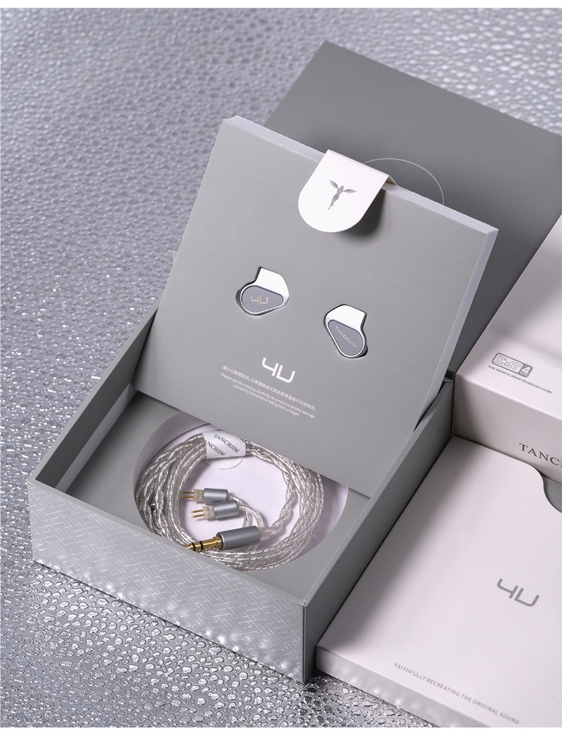 TANCHJIM 4U หูฟัง IEMs ไดรเวอร์ไดนามิก เทคโนโลยี DMT4 Ultra ปรับโทนเสียงได้ ประกันศูนย์ไทย
