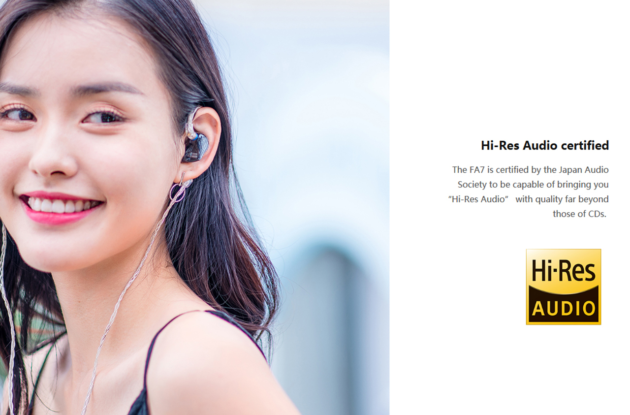 [สินค้าใหม่สายมีตำหนิ] FiiO FA7 หูฟัง Pure Balanced 4 ไดร์เวอร์ (4BA) ถอดสายได้
