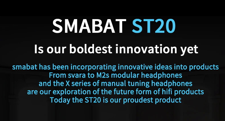SMABAT ST20 PRO หูฟังเอียบัด 2 ไดรเวอร์ 1BA+1DD ระดับเรือธง ประกันศูนย์ไทย