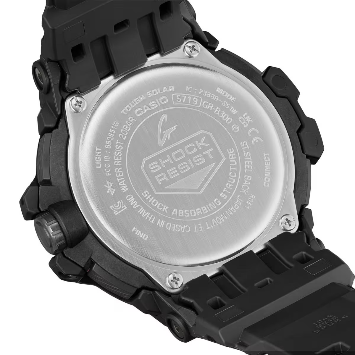 นาฬิกา Casio G-SHOCK นักบิน GRAVITYMASTER BLUETOOTH GR-B300 series รุ่น GR-B300-1A4 ของแท้ รับประกัน1ปี