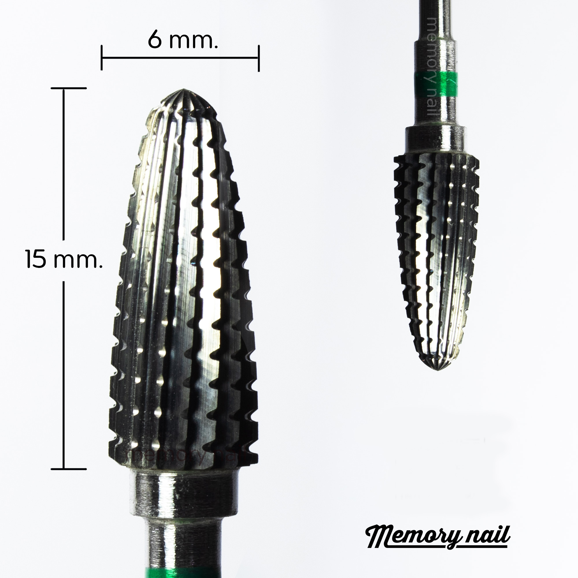 หัวเจียรเล็บ Typhoon 2-Way Bit Carbide 3/32 Coarse หัวเจียรคาร์ไบ พายุไต้ฝุ่น หยาบมาก