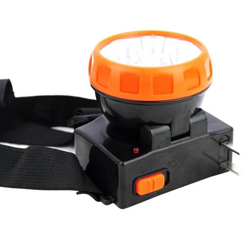 ไฟฉายคาดหัว LED 8 ดวง ชาร์จไฟบ้านได้ YG3595 (NSB3595)ปลั๊กในตัว