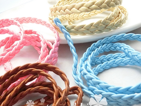 เชือกพีวีซี PVC สีฟ้า ขนาด 5 mm.