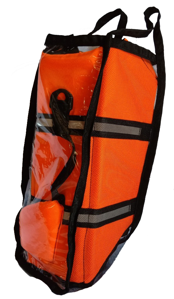 เสื้อชูชีพสุนัขแบบหางฉลาม : สีส้ม