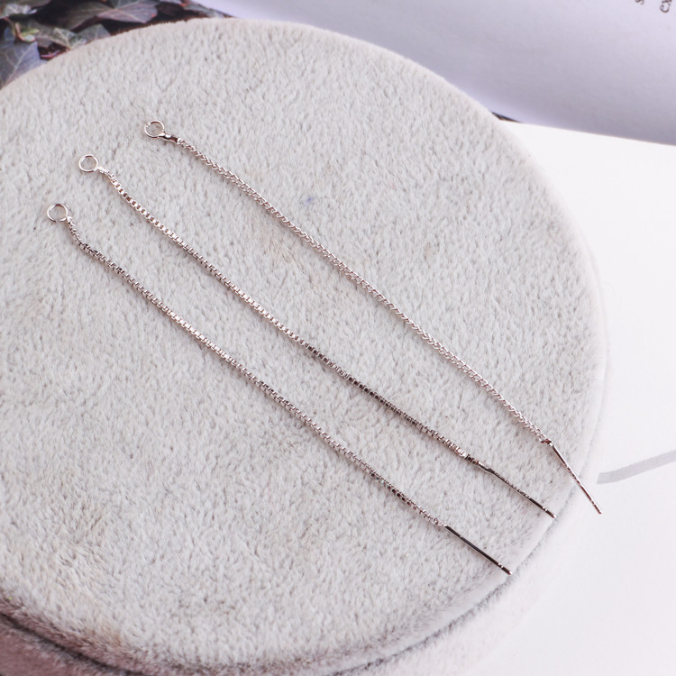 โซ่ต่างหูโลหะ แบบข้อพับ ขนาดยาว 80 มิล (คู่)