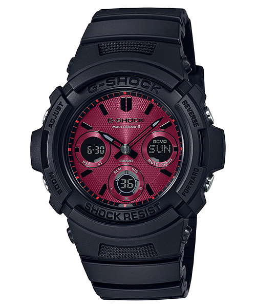 นาฬิกา Casio G-Shock Special color ADRENALINE RED series รุ่น AWG-M100SAR-1A (Multiband6) ของแท้ รับประกัน1ปี