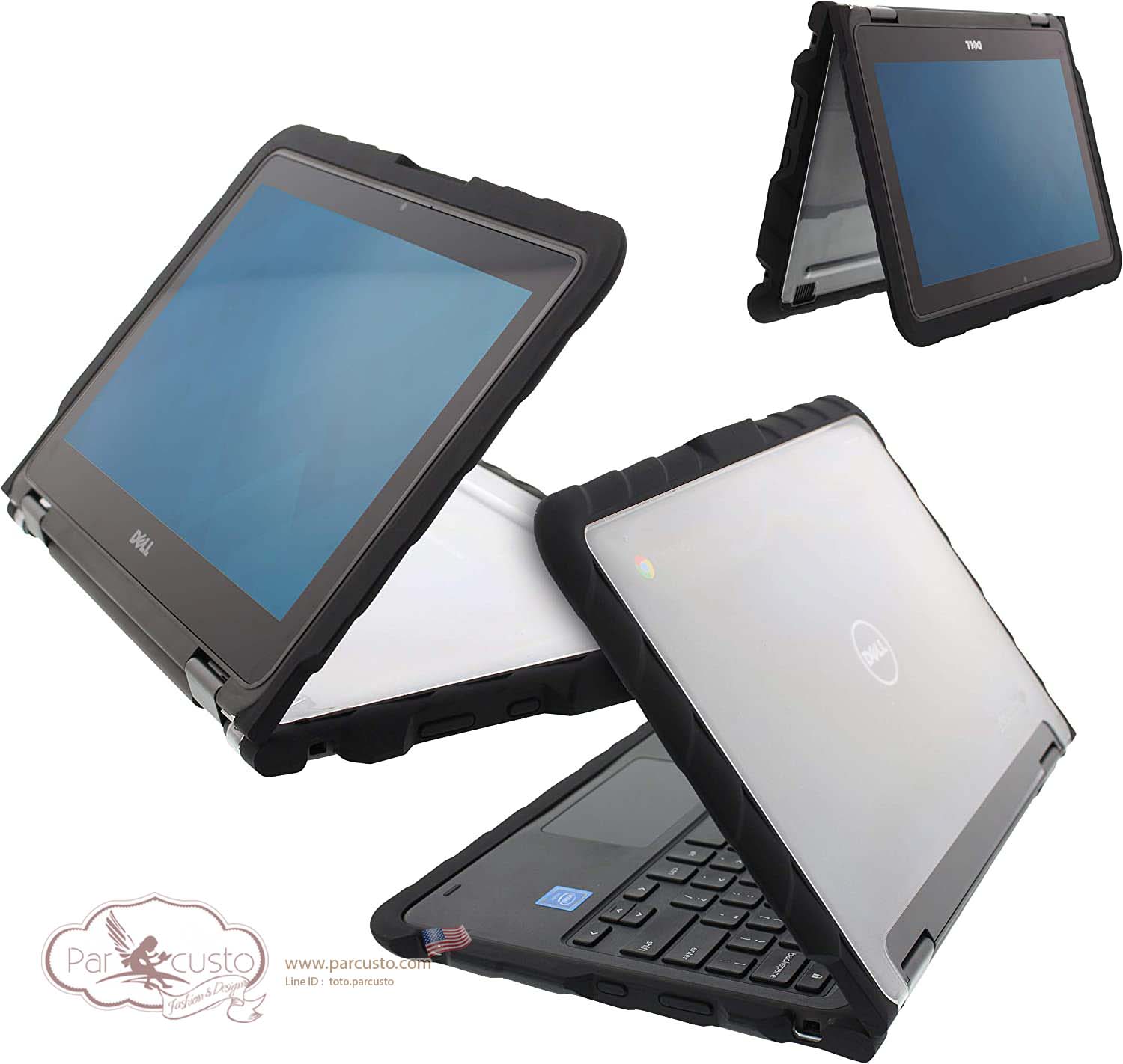 เคสกันกระแทก Dell Latitude 3190 11 นิ้ว [DropTech] จาก Gumdrop [Pre-order USA]