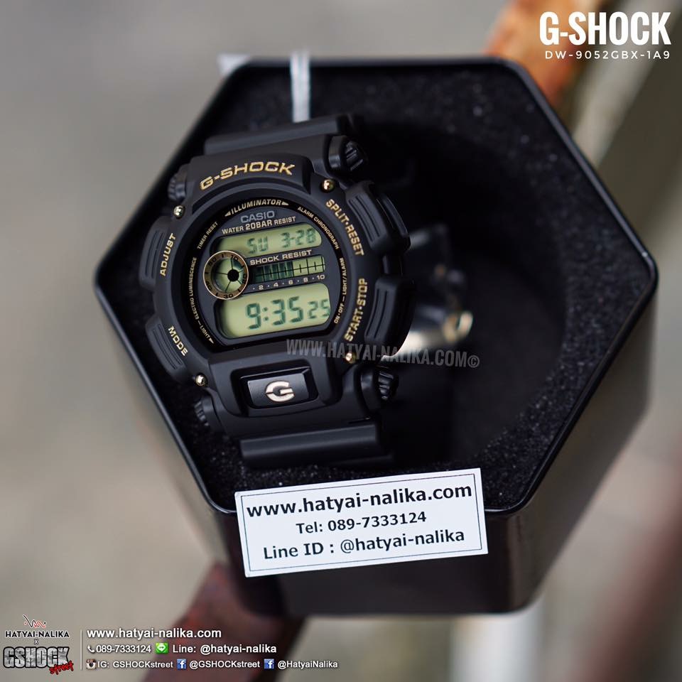 นาฬิกา Casio G-Shock Special Color BLACK&GOLD XTRA Color series รุ่น DW-9052GBX-1A9 ของแท้ รับประกัน1ปี