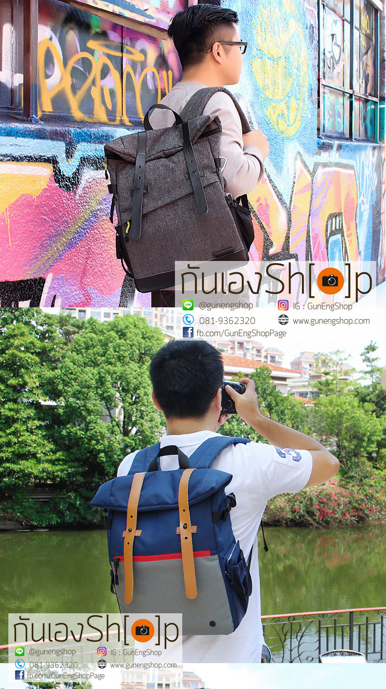 กระเป๋าเป้กล้องสะพายหลัง รุ่น Mono Backpack ดีไซน์สวย