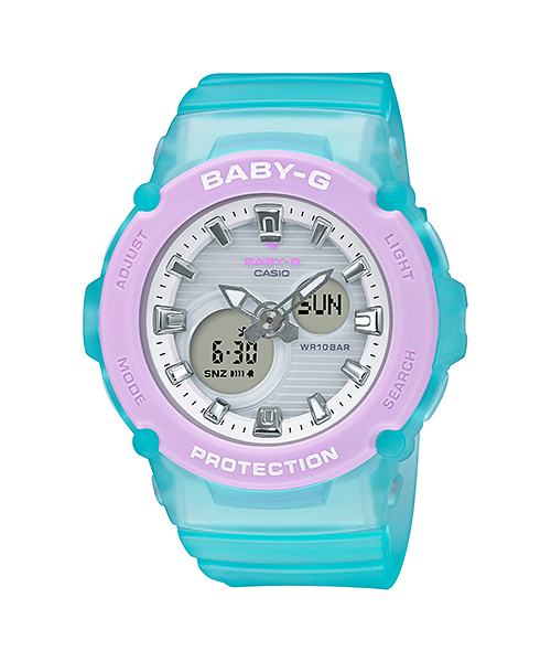 นาฬิกา Casio Baby-G ANALOG-DIGITAL Beach Scene Layered bezel series รุ่น BGA-270-2A ของแท้ รับประกัน1ปี