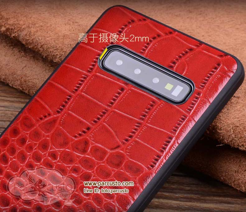เคสฝาหลังหนังแท้ Samsung Galaxy S10e, S10 และ S10 Plus (กรุณาระบุรุ่น) จาก Wobiloo [Pre-order]