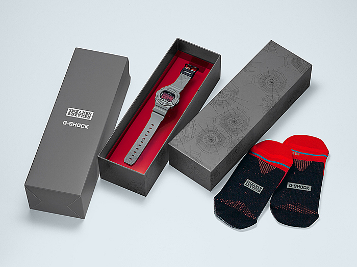 นาฬิกา Casio G-SHOCK x Sneaker Freaker DW-5700SF 35th Anniversary Collaboration Limited รุ่น DW-5700SF-1 ของแท้ รับประกัน1ปี