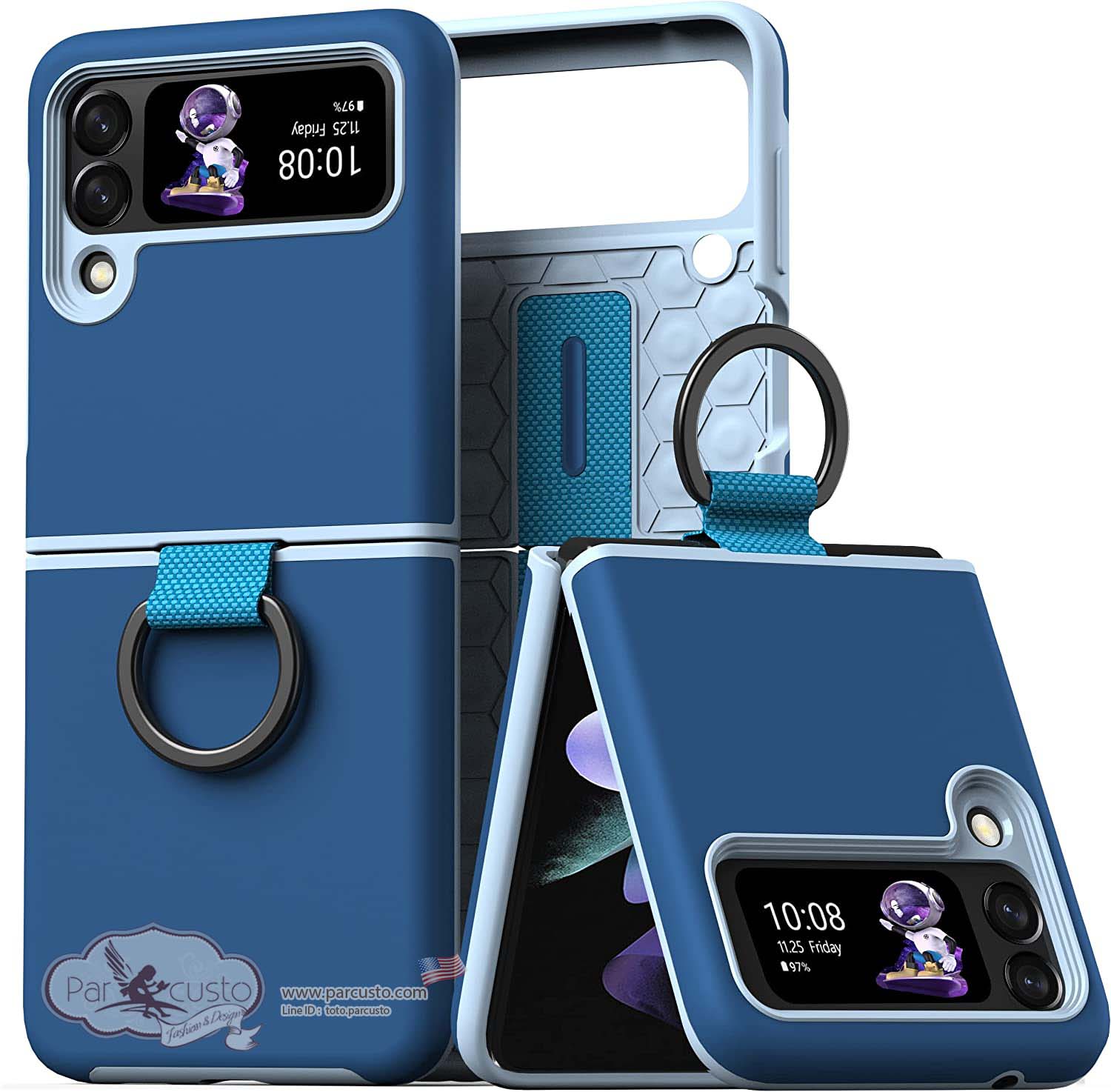 เคสกันกระแทก Samsung Galaxy Z Flip 3 จาก X-FOUR [Pre-order USA]