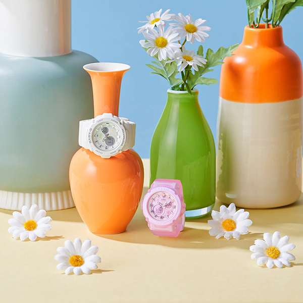 นาฬิกา Casio Baby-G ANALOG-DIGITAL Flower Dial series รุ่น BGA-270FL-7A ของแท้ รับประกัน1ปี