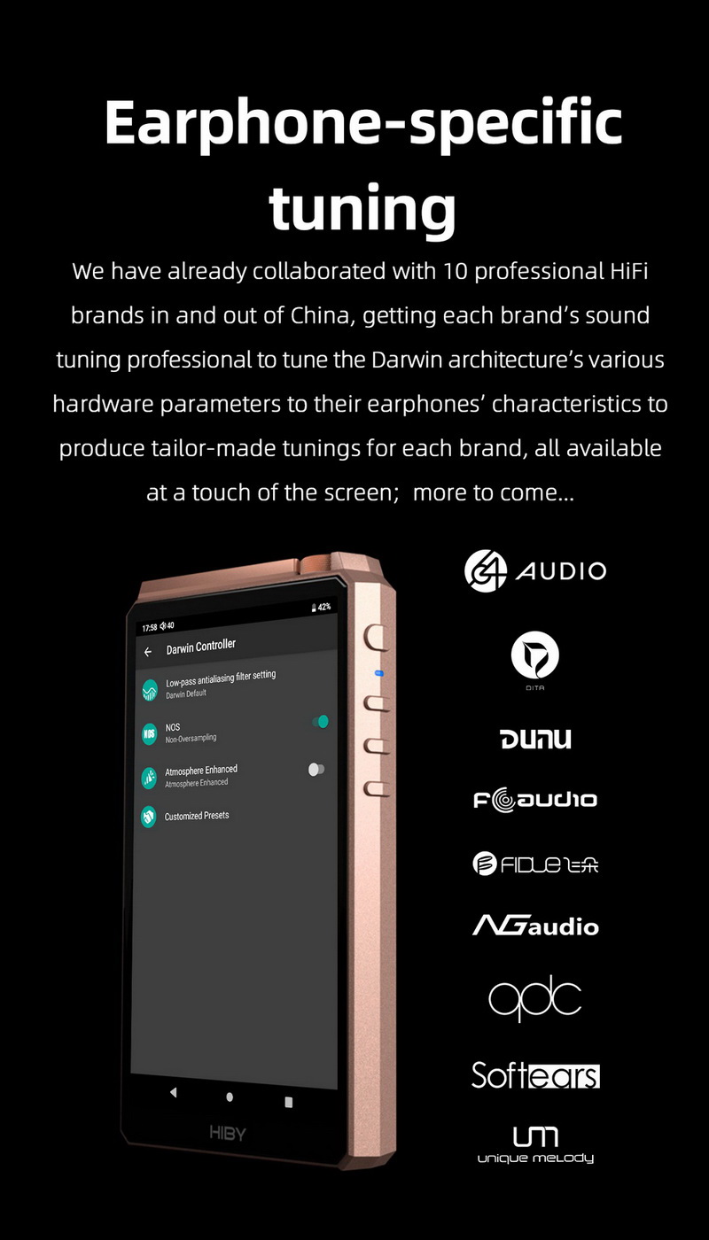 [PreOrder] ขาย Hiby RS6 DAP พกพา สถาปัตยกรรม Darwin ระดับเรือธง รองรับ MQA16x ประกันศูนย์ไทย